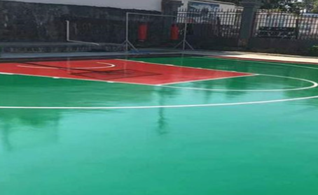 钦州篮球场翻新地面